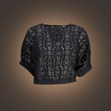 Blusa calada Desigual — El negro deja ver sus detalles