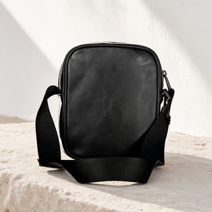 Bolso bandolera negro liquidationlive Calvin Klein de formato vertical con correa ajustable y textura fina