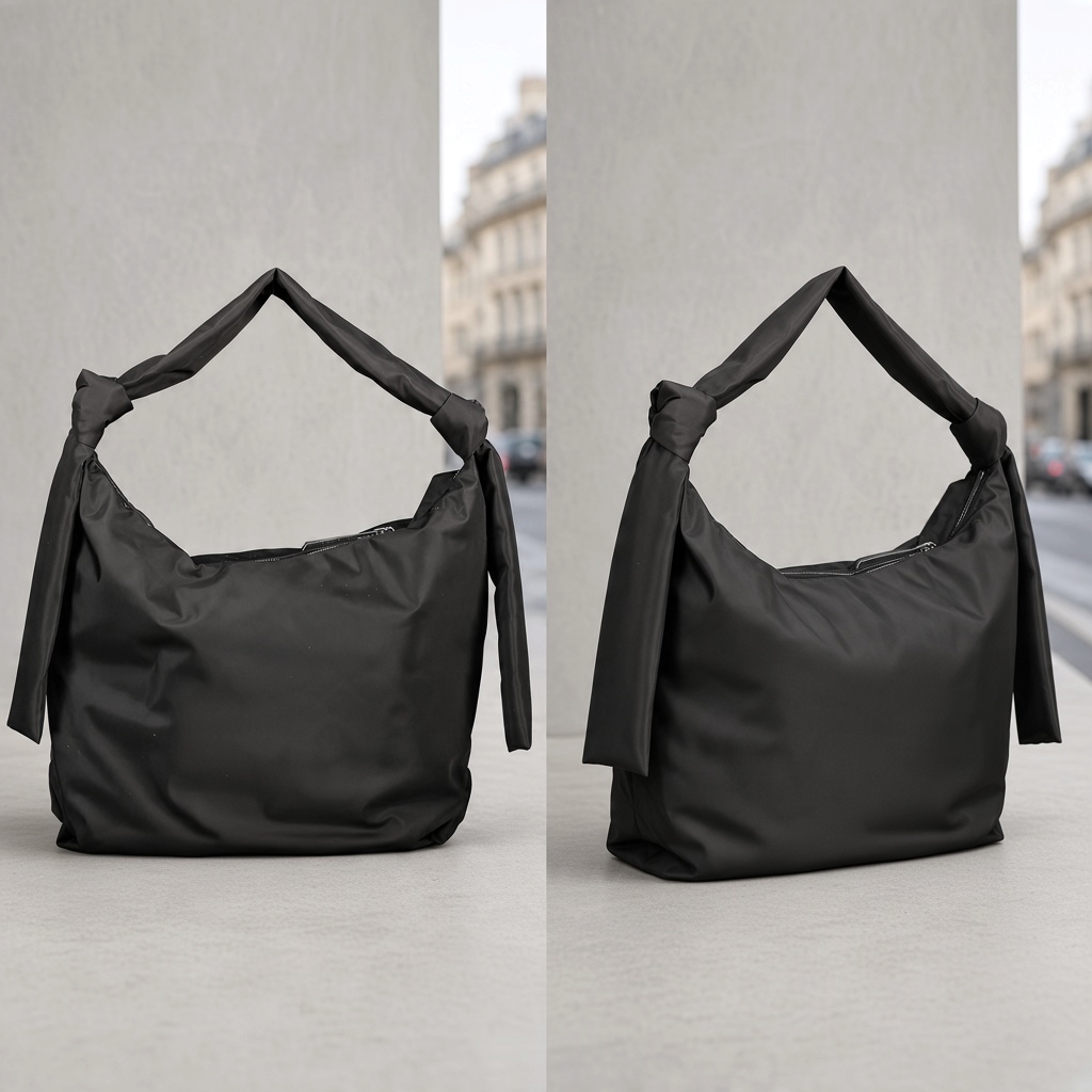 Bolso de hombro negro grande Calvin Klein de liquidationlive con detalles de nudos en el asa y tiras laterales