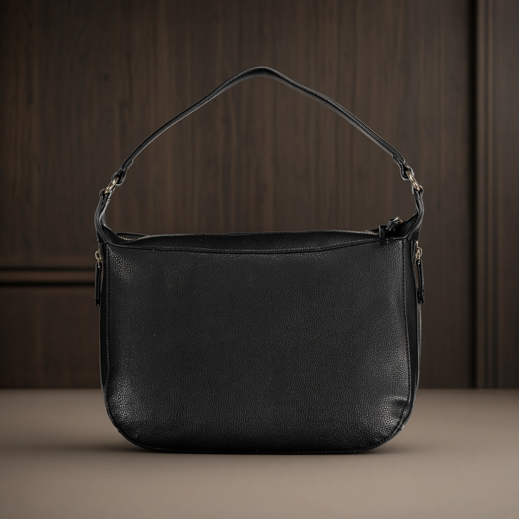Bolso de hombro negro liquidationlive Valentino Oregon Re con textura granulada y asa superior