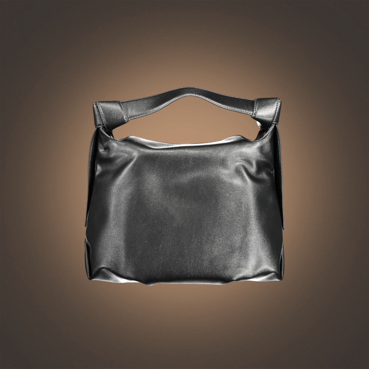 Bolso negro Calvin Klein de liquidationlive con asa superior, diseño minimalista y cierre a presión