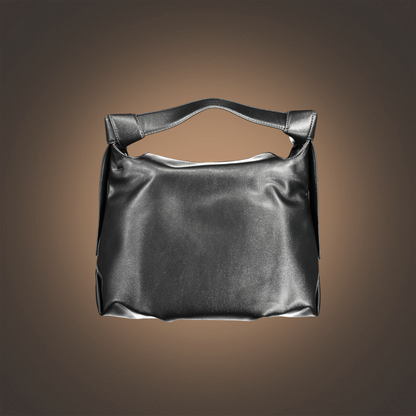 Bolso negro Calvin Klein de liquidationlive con asa superior, diseño minimalista y cierre a presión