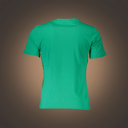 Camiseta de manga corta North Sails en color verde con cuello redondo, vista trasera