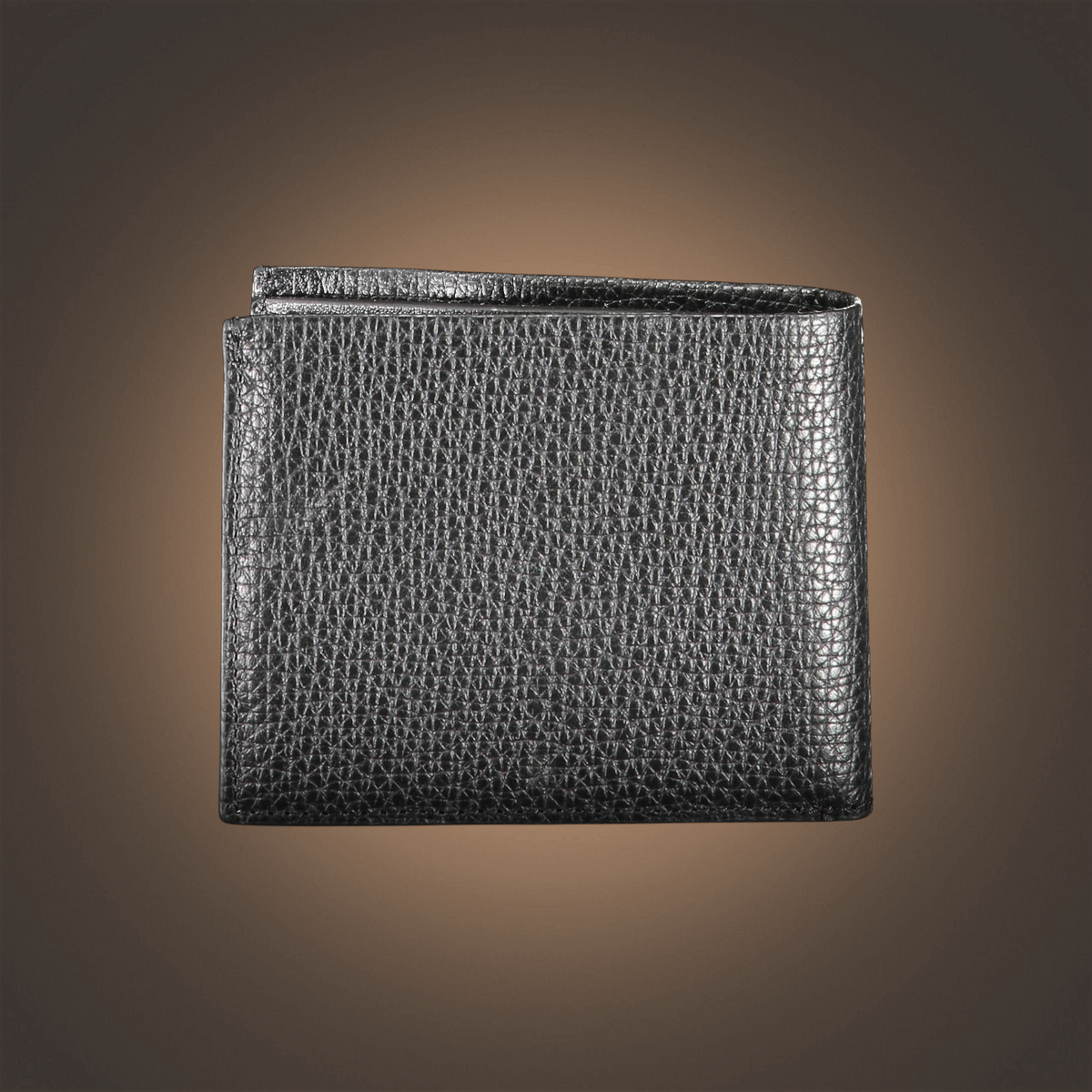 Cartera negra de piel texturizada Calvin Klein de liquidationlive con diseño compacto y elegante