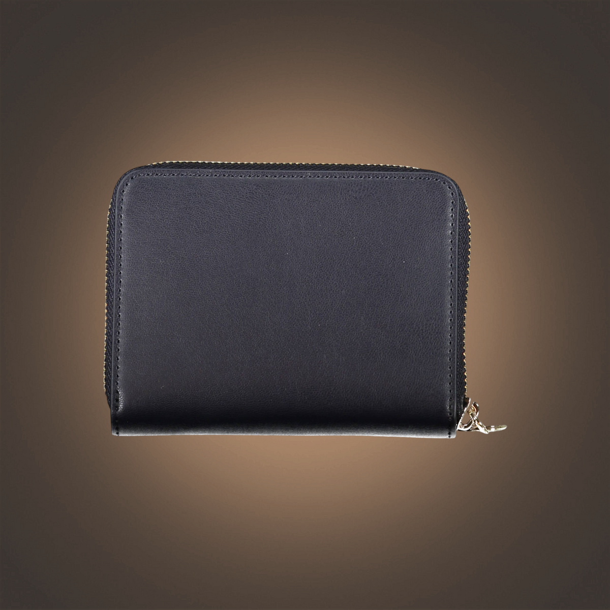Cartera de mujer liquidationlive Tommy Hilfiger negra compacta con cierre de cremallera y compartimentos internos