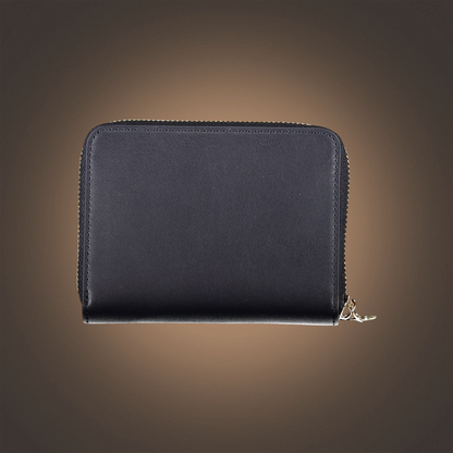 Cartera de mujer liquidationlive Tommy Hilfiger negra compacta con cierre de cremallera y compartimentos internos