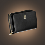 Cartera Tommy Hilfiger de mujer — Negra con doble espacio