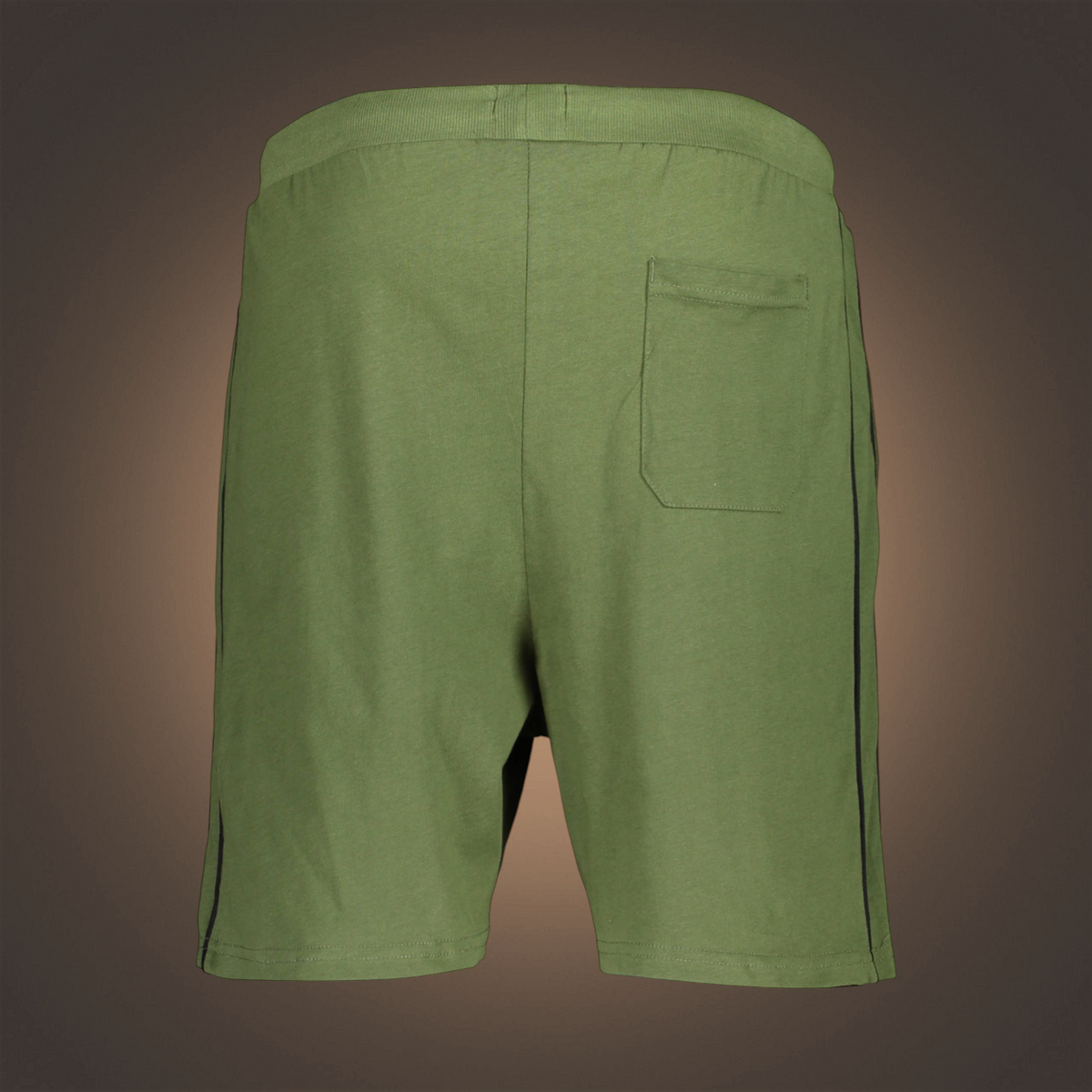 Pantalón corto verde liquidationlive Gian Marco Venturi con bolsillo trasero y detalles en contraste