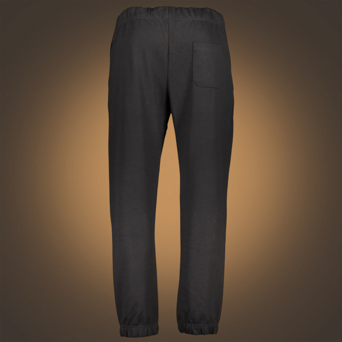 Pantalón jogger negro de liquidationlive con cintura elástica, bolsillo trasero y puños ajustados en el tobillo
