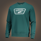 Sudadera de hombre — Vans — Cuello redondo y estampado
