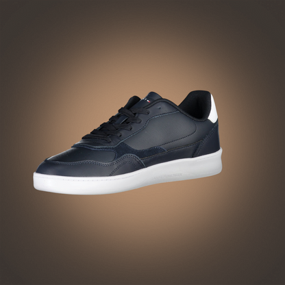 Zapatillas casuales liquidationlive Tommy Hilfiger en azul marino con cordones, detalles en contraste y logotipo