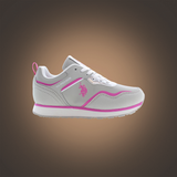 U.S. Polo Assn. grey sneakers for girls with contrast details