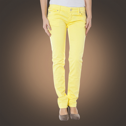 PANTALON MUJER AMARILLO ZUELEMENTS - Giallo